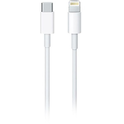 Други USB кабели Зареждащ и Дата кабел USB Type-C към Lighting за Apple iPhone 11 6.1 / Apple iPhone 11 Pro 5.8 / Apple iPhone 11 Pro Max 6.5 бял